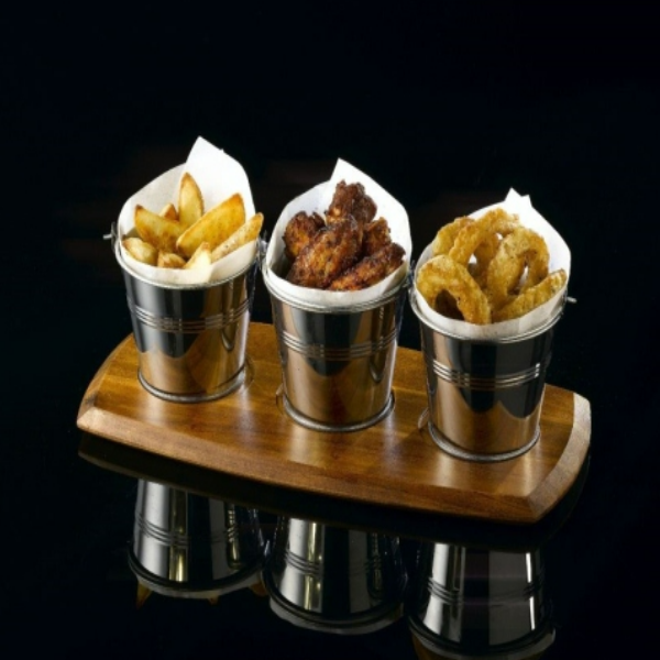 Stainless Steel Serving Cups, Dishes and Buckets