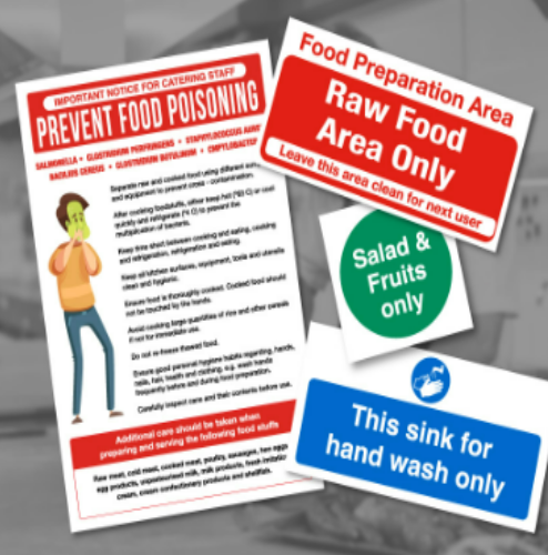 Catering & Kitchen Safety Signs