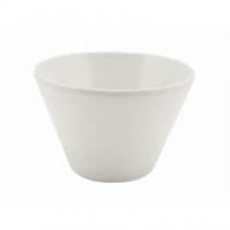 Genware White Melamine Conical Buffet Bowls
