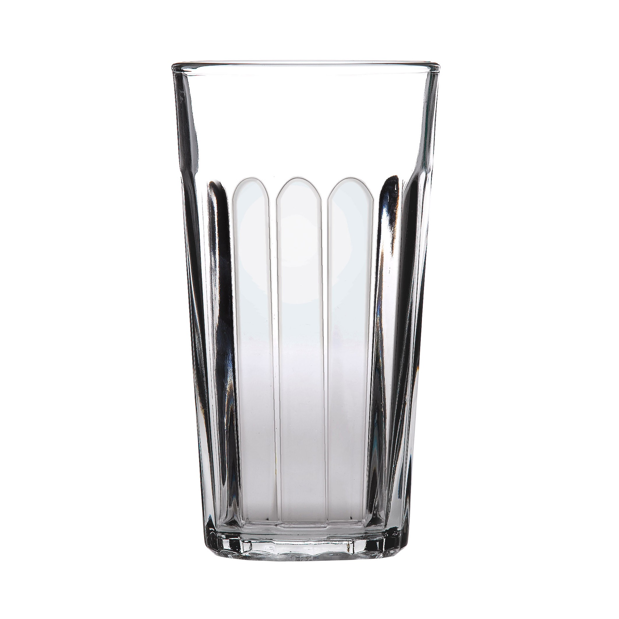 Paneled Cooler Glass Tumblers 16oz / 47cl