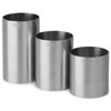 Stainless Steel Thimble Bar Measures 3 Piece Set
