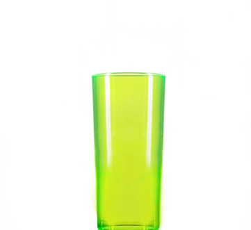 Econ Reusable Polystyrene HiBall Tumblers Neon Green CE 10oz / 284ml