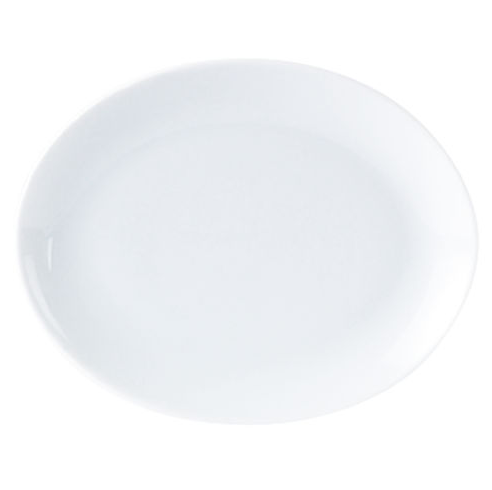 Porcelite White Oval Plate 9.5inch / 24cm