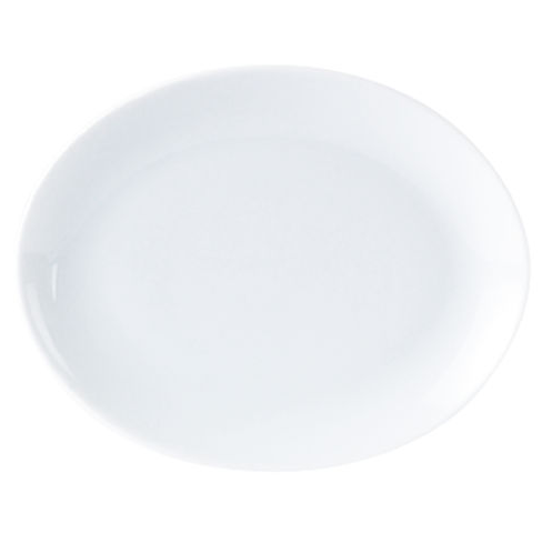 Porcelite White Oval Plate 15.75inch / 40cm   