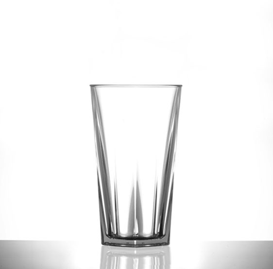 Elite Penthouse Polycarbonate Half Pint Nucleated Glasses CE 10oz / 285ml