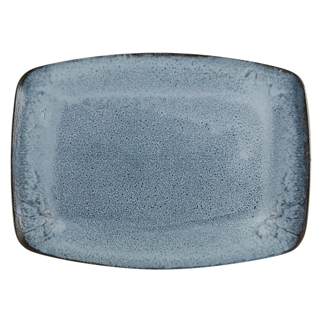 Porcelite Aura Glacier Rectangular Plate 10.5inch / 27cm 