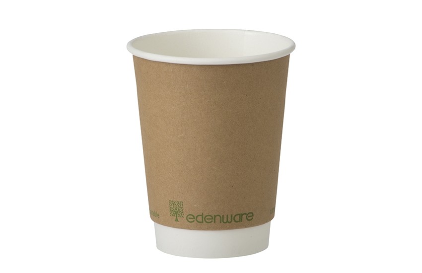 Compostable Double Wall Kraft Cup 8oz / 230ml