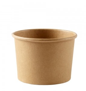 Disposable Kraft Heavy Duty Soup Container 12oz / 360ml
