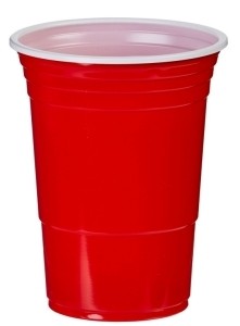 Red American Party Cups 16oz / 455ml Pack 1000