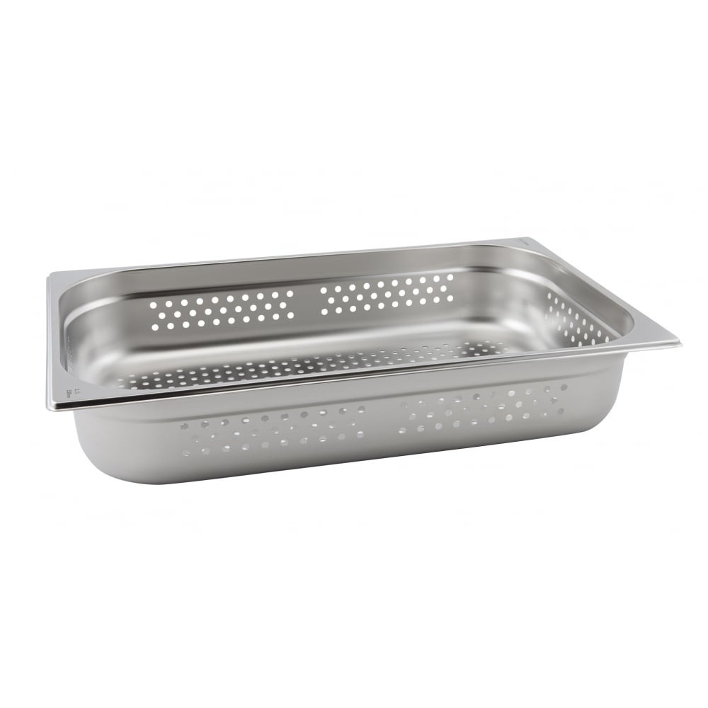 Stainless Steel Perforated Gastronorm Pan 1/1 - 100mm Deep