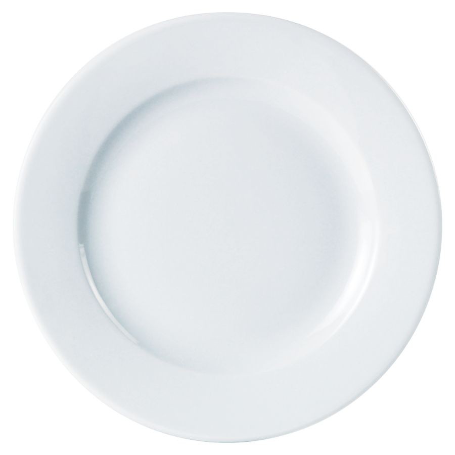 Porcelite White Winged Plates 9inch / 23cm
