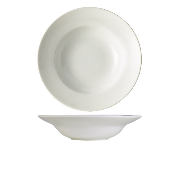 Genware Porcelain Pasta Plates 25cm