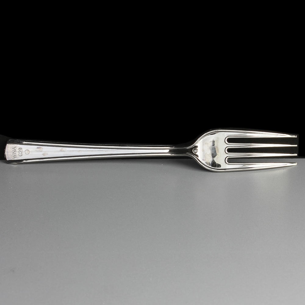 Metallic Polystyrene Snack Fork