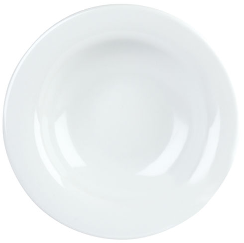Porcelite Banquet Winged Pasta Plates 10inch / 25cm 