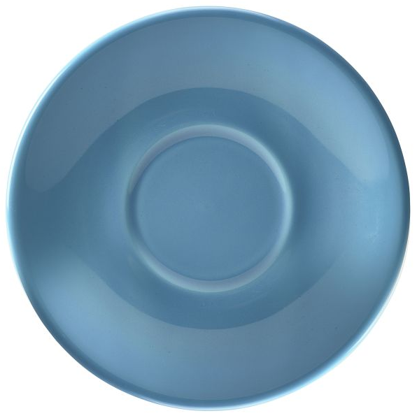 Genware Porcelain Blue Saucer 4.75inch / 12cm