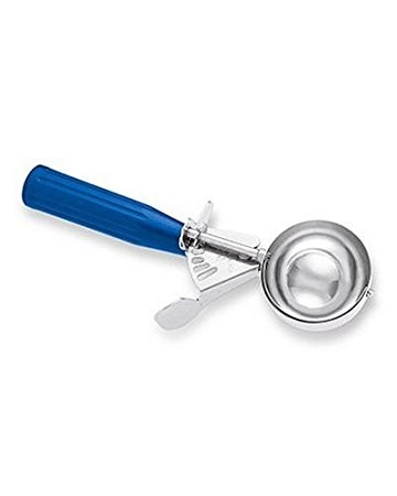 Tablecraft Size 16 Thumb Press Disher with Blue Handle
