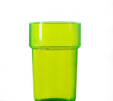 Econ Neon Green Rigid Reusable Pint Glasses CE 20oz / 568ml