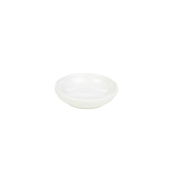 Genware Porcelain Butter Dish 10cm 