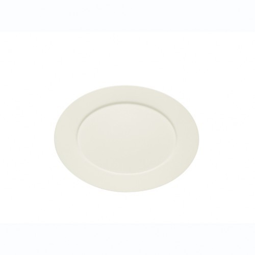Bauscher Purity White Oval Platter with Rim 33cm