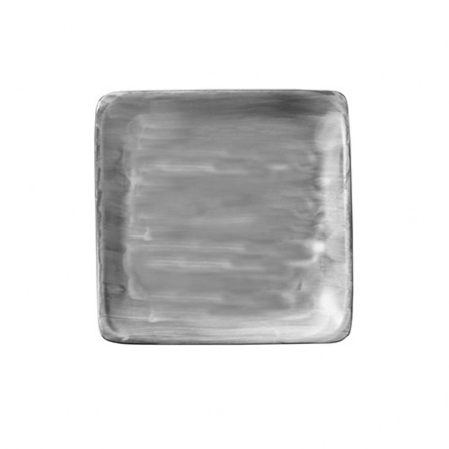 Bauscher Modern Rustic Ceramica Grey Flat Square Plate 19cm