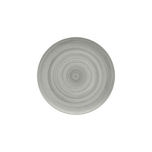 Bauscher Modern Rustic Ceramica Grey Flat Coupe Plate 20cm 
