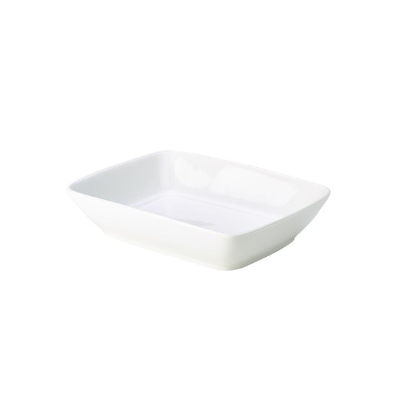 Royal Genware White Porcelain Rectangular Dishes 19 x 14.5cm 23.9oz