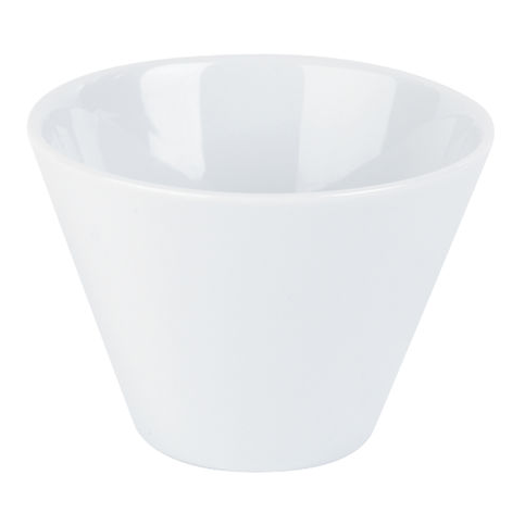 Porcelite White Conic Bowl 2.25 x 1.75inch / 5.5 x 4.5cm 1.75oz / 5cl