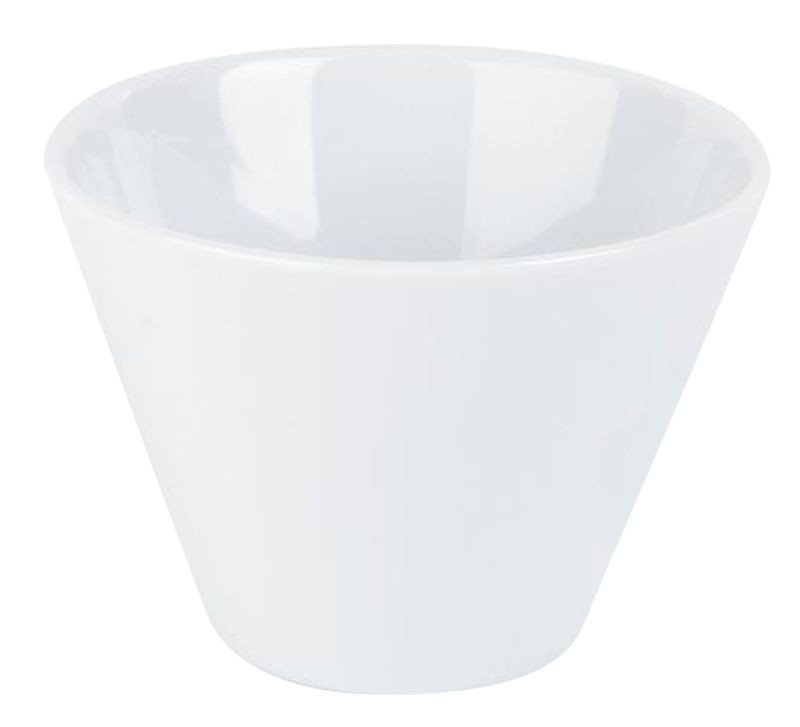 Porcelite White Conic Bowl 11.5 x 8.5cm   