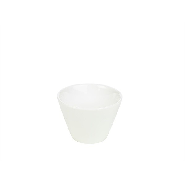 Royal Genware White Porcelain Conical Bowls 9.5cm/20cl7oz