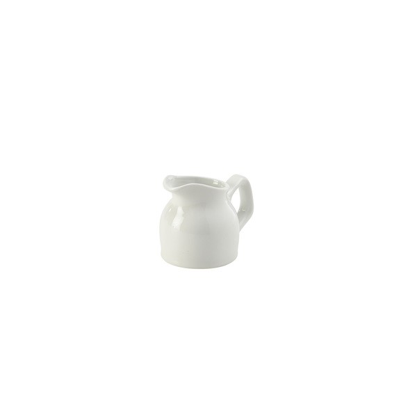 Royal Genware White Porcelain Milk Jugs 7cl/2.5oz