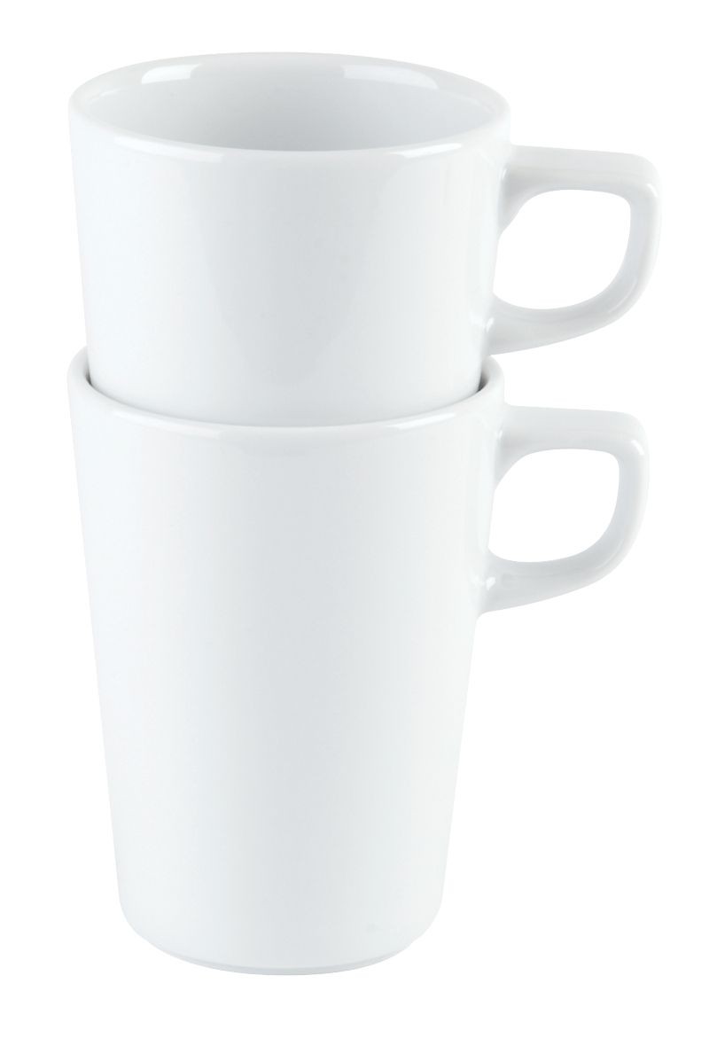 Porcelite White Conical Stacking Mug 34cl 12oz
