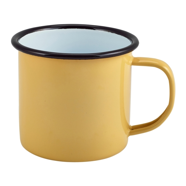 Enamel Mug Yellow 36cl 12.5oz