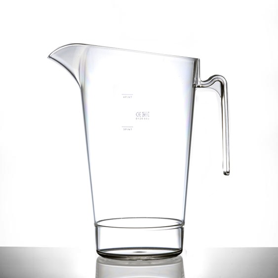 Elite In2stax 4 Pint Polycarbonate Stacking Jug LCE 80oz / 2.2ltr