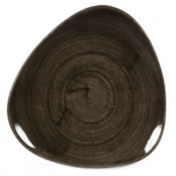Churchill Stonecast Patina Iron Black Triangle Plate 31.1cm