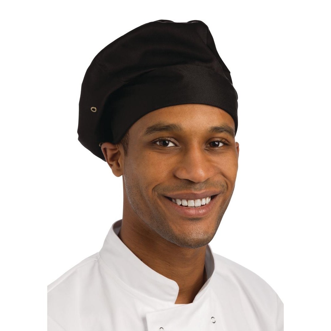 Chef Works Toque Chefs Hat Black - Chef's Hats & Towels - MBS
