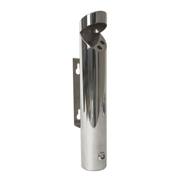 Stainless Steel Cylinder Wall Mounted Ashtray 