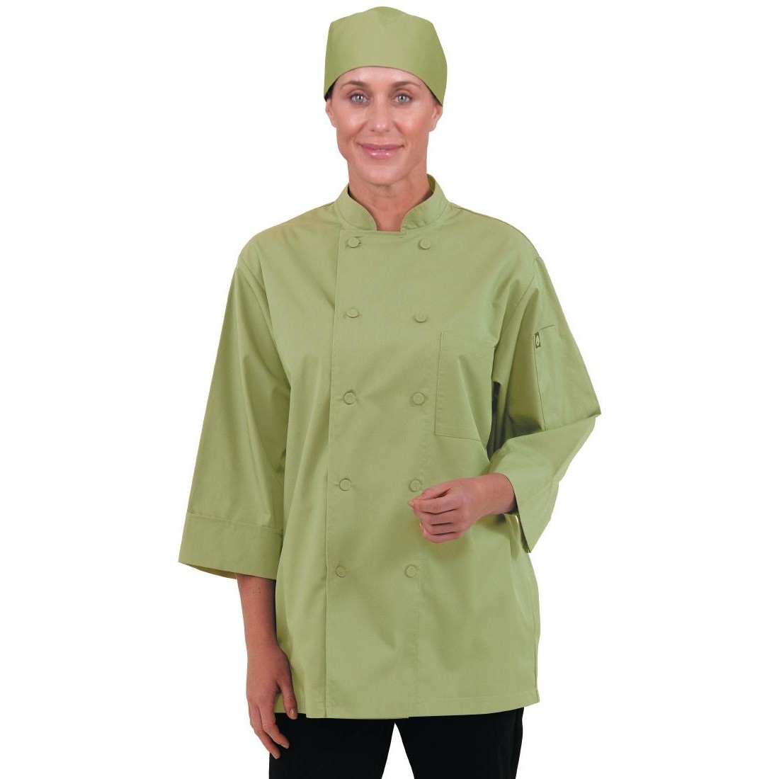 Colour by Chef Works Unisex Chefs Jacket Lime
