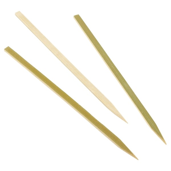 Bamboo Flat Picks 18cm - Bamboo Picks and Skewers - MBS Wholesale