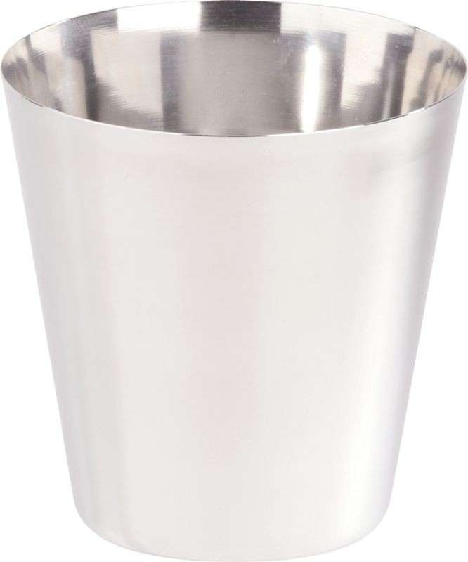 Stainless Steel Tapered Chip Cup 9 x 8cm