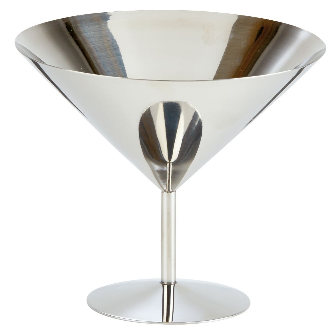 Stainless Steel Martini Glass Short 18oz