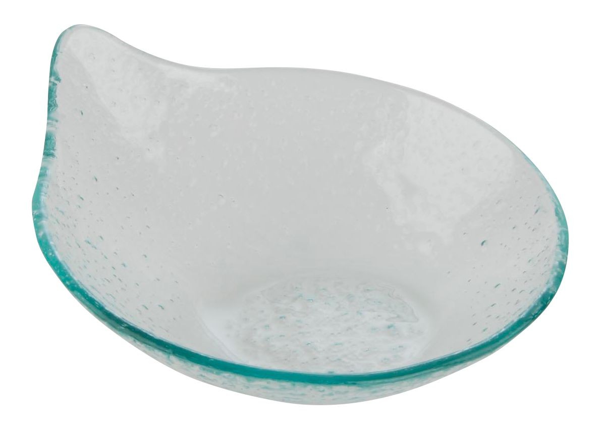 Tear Drop Glass Dish 19.5cm