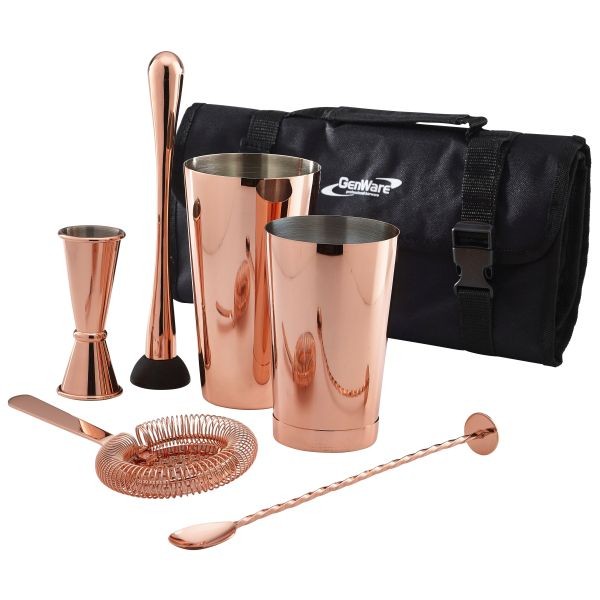 Copper Cocktail Bar Kit