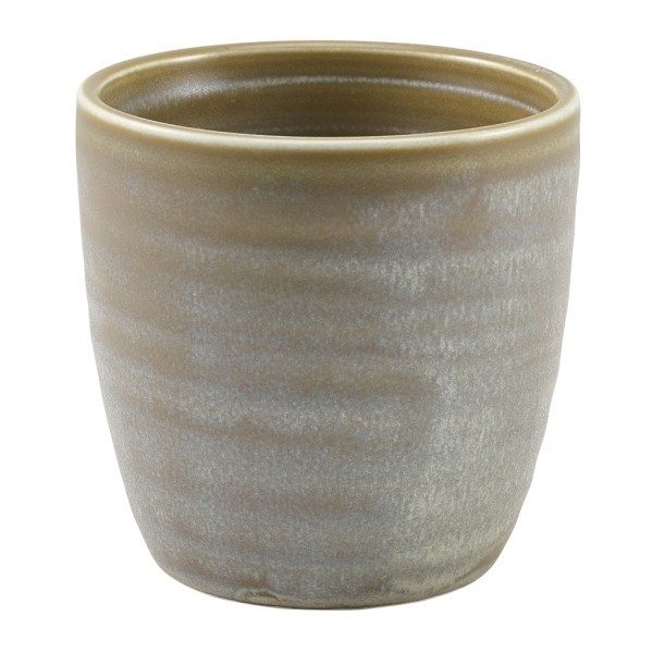 Terra Porcelain Matt Grey Chip Cup 8.7 x 8.7cm 