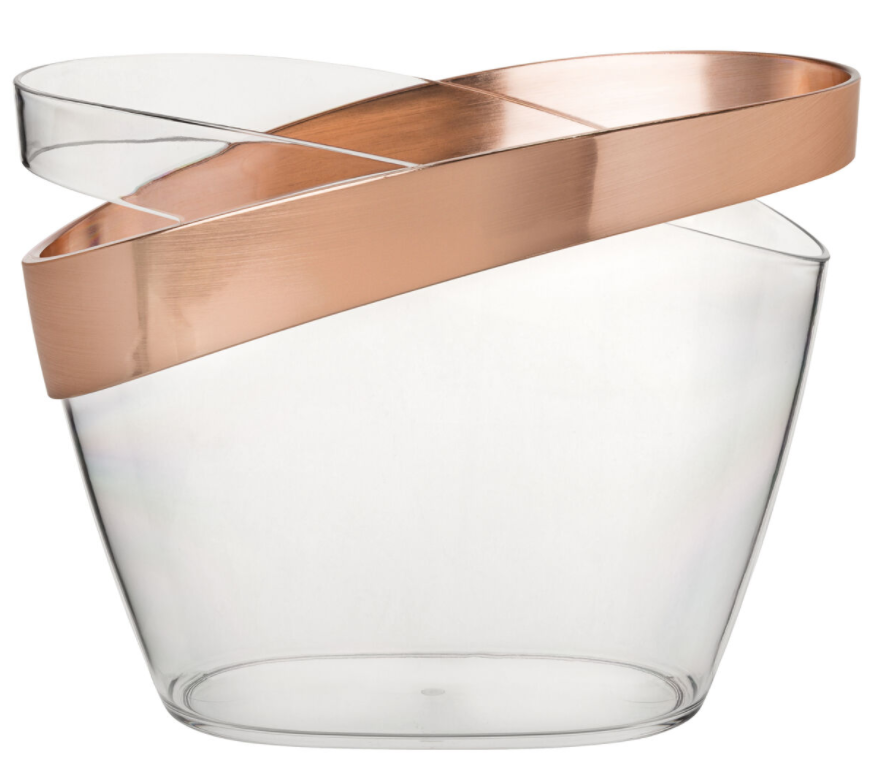 Copper Banded Champagne Bucket 30.5cm