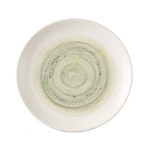 Churchill Elements Fern Coupe Plate 16.5cm 