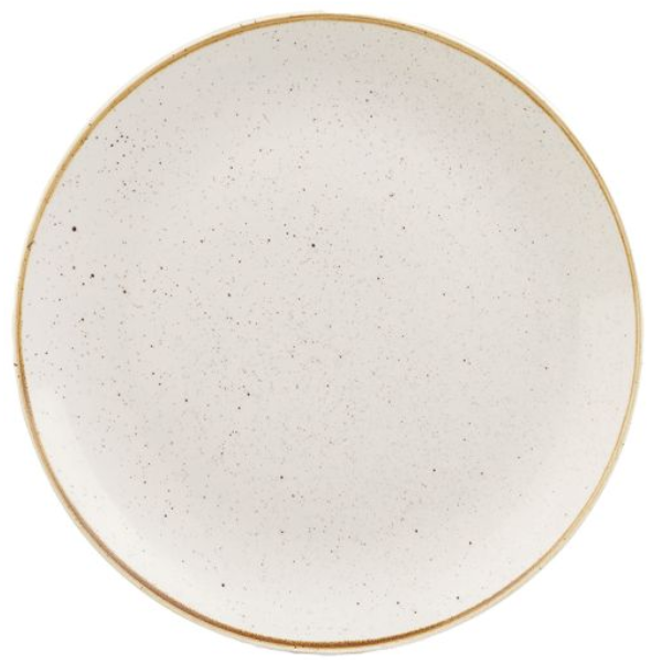 Churchill Stonecast Barley White Coupe Plate 16.5cm