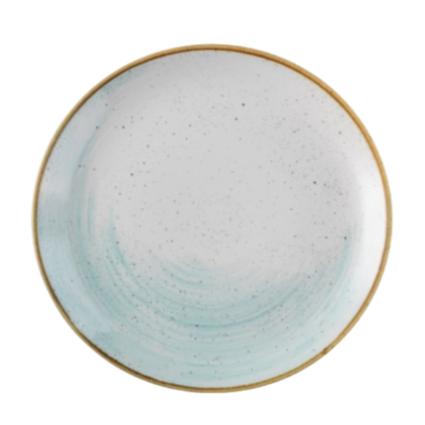 Churchill Stonecast Accents Duck Egg Blue Coupe Plate 21.70cm