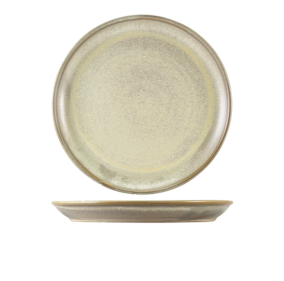 Terra Porcelain Matt Grey Coupe Plate 27.5cm 