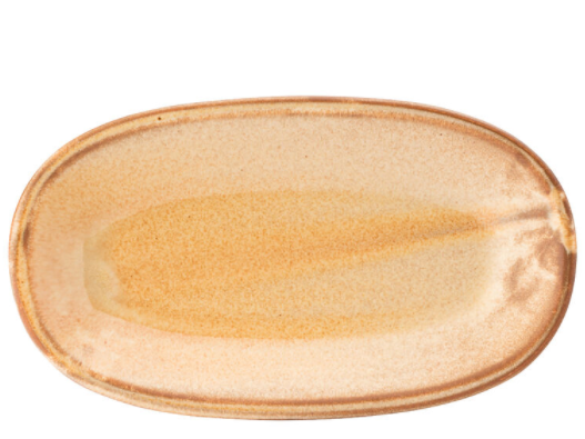 Murra Honey Deep Coupe Oval Plate 19.5 x 11cm