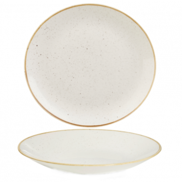 Churchill Stonecast Barley White Deep Coupe Plate 25.5cm